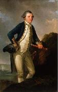 Captain Cook, oil on canvas painting by John Webber